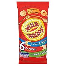Assorted Hula Hoops 24G X - 6 Per Pack (0.32Lbs)