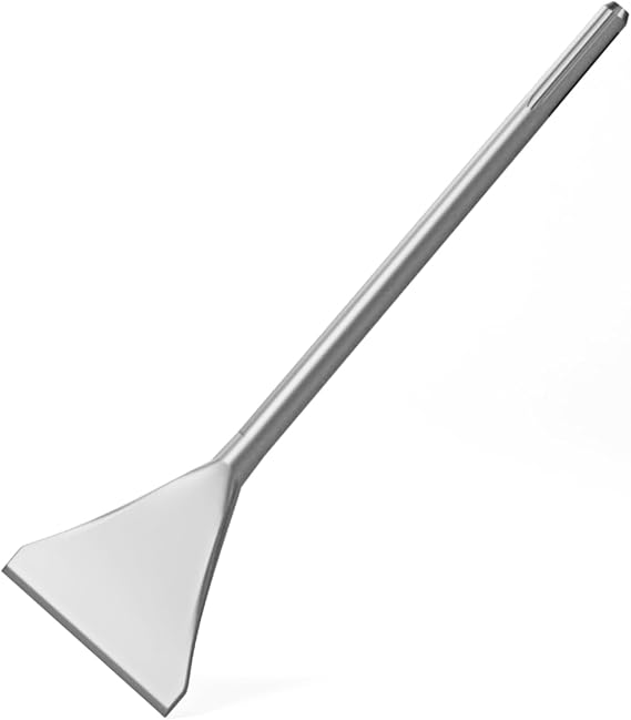 Tile Chisel with SDS-Max Shanks | 4.33 In. x 15.75 In. Tile Chisel Hammer Alloy Steel Chisel Remove Chisel- Suitable for SDS-Max Jack Hammer