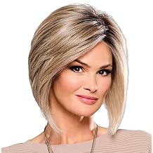 Raquel Welch Boudoir Glam Chin-Length Bob Wig, 100% Hand Tied by Hairuwear, Petite-Average Cap, RL14/22 Pale Gold Wheat