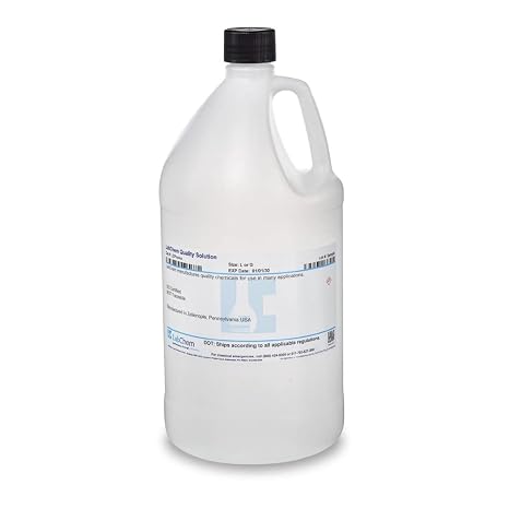 LabChem LC242704 Sodium Hydroxide Solution, 0.1N (0.1M), 4 L Volume