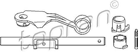 TOPRAN Clutch Release Fork 722 141