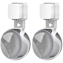 Dot Wall Mount Compatible with Dot 3rd Generation, A Space-Saving Dot Accessories Without Messy Wires or Screws (White(2 Pack))