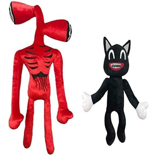 Siren Head Plush Toys Cartoon Dog Cartoon Cat Cartoon Animal Plush Toys for Every Happy Holiday Red