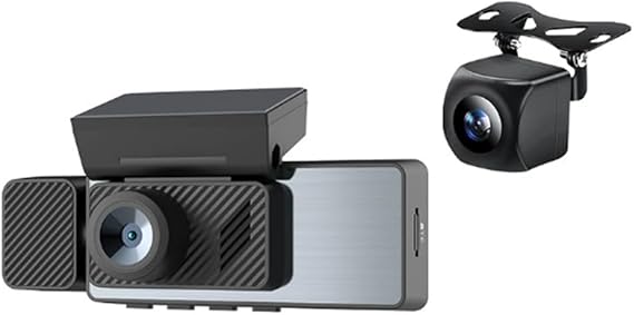 Three Way Camera 3.16 Inch HD Car DVR 3 Lens Vehicle Dash Cam DVR Recorder Video Mini Dashcam Camcorder