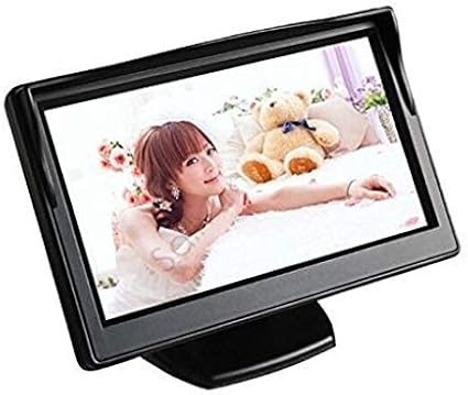 5" High Resolution HD 800480 Car Rearview TFT LCD Monitor Screen Car Vehicle Backup Monitor with 2ch Video for Car Rearview Backup Cameras/Car DVD/VCD/GPS/other Video Equipment
