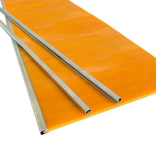 932 U Zinc Came for Stained Glass Works Framing, 24ft Zinc Came 3ft x 8