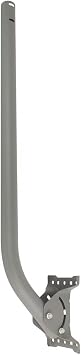 Skywalker J Pipe Mount Mast for Outdoor Antenna, Sturdy One-Piece Antenna Mounting Pole, Powder Coated Paint Finish, No Rust (Length 38", Diameter 1.66")