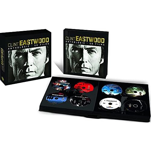 Clint Eastwood Anthology - 50 years - 50 Films Collection - 50-DVD Boxset ( A Fistful of Dollars ) [ NON-USA FORMAT, PAL, Reg.2 Import - France ]