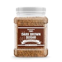 Unpretentious Dark Brown Sugar, Great for Baking, Rich Caramel Flavor, Sweetener (1.8 Pound)