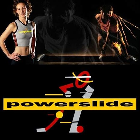 8ft Powerslide Slide Board Lateral Exercise Trainer (Medium Booties) | Made in USA