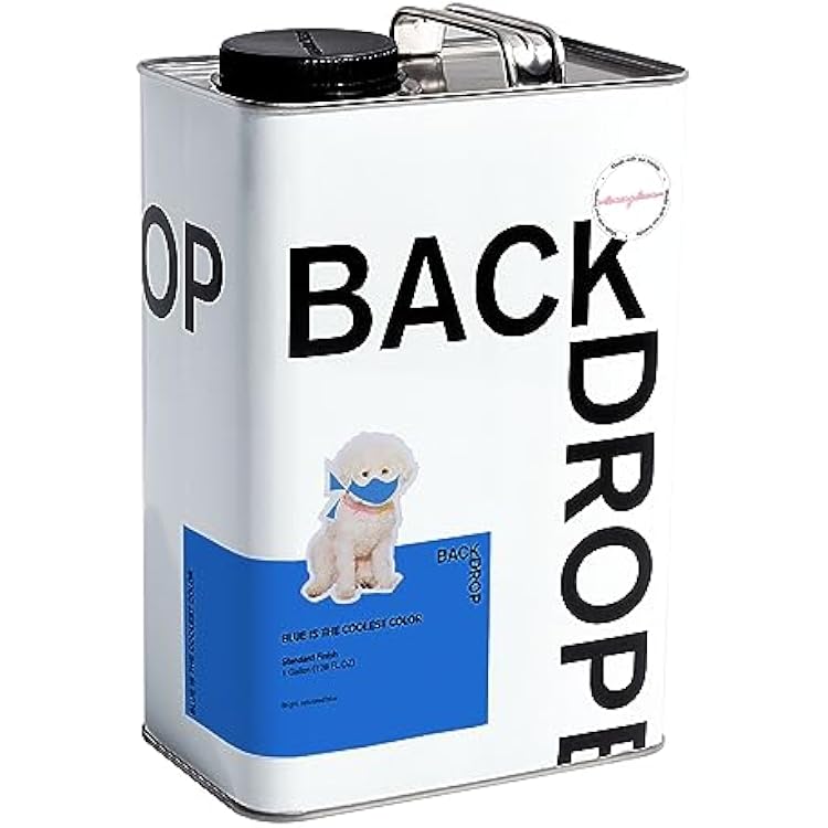 BACKDROP | Premium Interior Paint | Standard Semi Matte, Low Sheen Finish | Self-Priming, Low VOC, Green Wise Certified | BLUE IS THE COOLEST COLOR - Bright, saturated blue | 1 Gallon