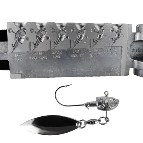 Do It Mold Herring Head Jig Size 116, 332, 18, 532, 316, 14 oz Do it Mold 3514 HHH-5-A Cavities 6 Total