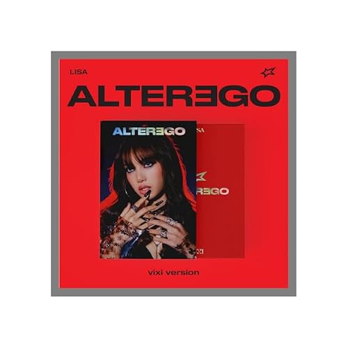 BLACKPINK LISA ALTER EGO 1st Album Photobook vixi Version 80p PhotoBook+1ea O-Card Slip Cover+3ea Sticker+1ea PhotoCard Holder+2p PhotoCard+Tracking Sealed