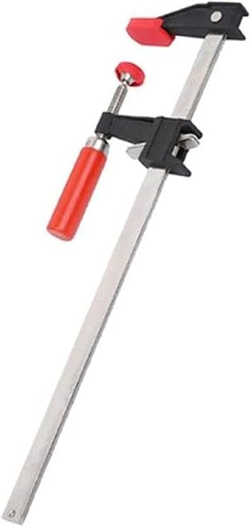 Bessey Clutch Style Bar Clamps - 24 In 600 lb - GSCC2.524- Woodworking Clamps with Ergonomic Handle, Non-Marring Pads, Durable Cast-Iron Jaws & Serrated Rail for Carpentry & Cabinetry