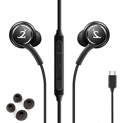 PRO Stereo Headphones Compatible with Meizu 18s Pro 5G Hands-Free Built-in Microphone Buttons  Crisp Digital Titanium Clear Audio! USB-CPD