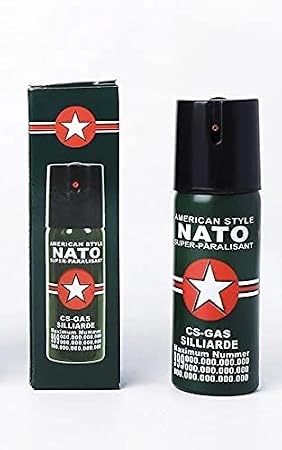 NATO American Style Super-Paralyzing Self Defensive Body Protect Aerosol Type. 60ml