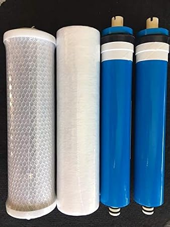 Stealth RO300 Complete Compatible Replacement Filter Kit for Hydro Logic Stealth RO300 Includes Two Membranes, Carbon & Sediment Filter