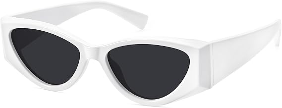 WOWSUN Retro Rectangular Sunglasses for Women Polarized Trendy Sun Glasses
