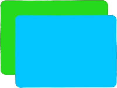 2 Pack Silicone Mats for Crafts Nonstick Silicone Craft Mat 15.75 x 11.81 Large Heat-Resistant Placemat Silicone Sheets for Resin Molds Jewelry Casting DIY Art Painting Mat, Multipurpose Table Mat