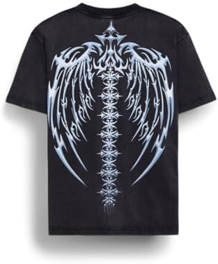PacSun Mens Chaos Wings Vintage Oversized T-Shirt