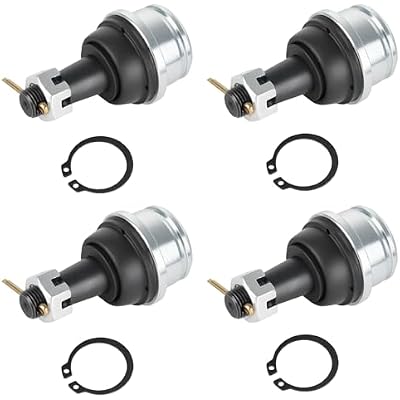 Upper and Lower Front Ball Joint for Kawasaki kfx450R kfx700 Teryx 800 Teryx4 800 Brute force 650 700, Replace for 39186-0033, 39186-0034, 59266-0014, 59266-1139, 59266-0711, 4 Pcs