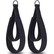 TOBWOLF Pilates Straps - Double Loop D-Ring Straps for Reformer, Padded, Home Gym Workout