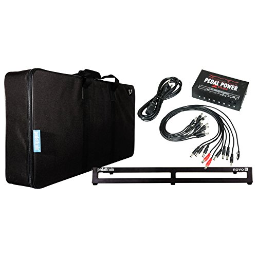 Pedaltrain NOVO 32 5-RAIL 32 x 14.5 PEDALBOARD wSoft Case and Voodoo Lab Peda