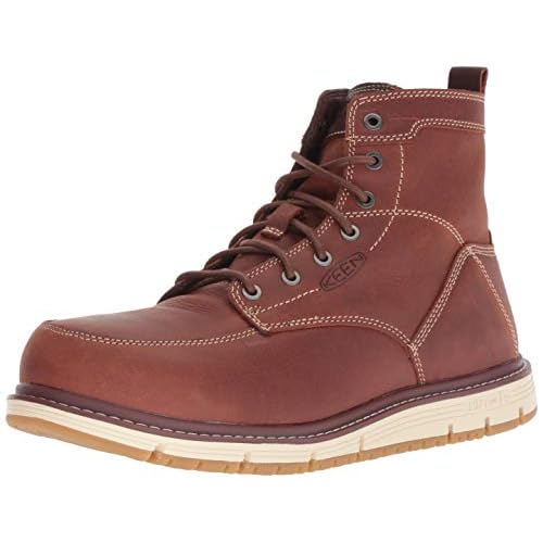 KEEN Utility Mens San Jose 6 Alloy Toe Wedge Work Boots