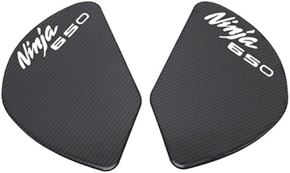 AL-mart Motorcycle Gas Tank Pad Sticker Decal Protector Knee Grips Traction Pad Anti-Slip Heat Insulation Fits for Ka-wasaki Ninja 650/Z650 2017-2024