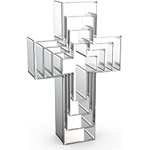 Cross Cookie Cutter Set Assorted Sizes - 5 Inch, 4 Inch, 3 Inch, 2 Inch - Cross Shaped Cookie Clay Cutter Biscuit Fondant Mold for Christian Religious Baptism Christmas Easter - 4 Pcs Stainless Steel
