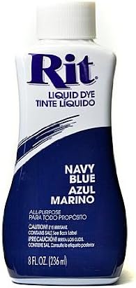 Rit Dyes navy blue liquid 8 oz. bottle PACK OF 4 by Rit