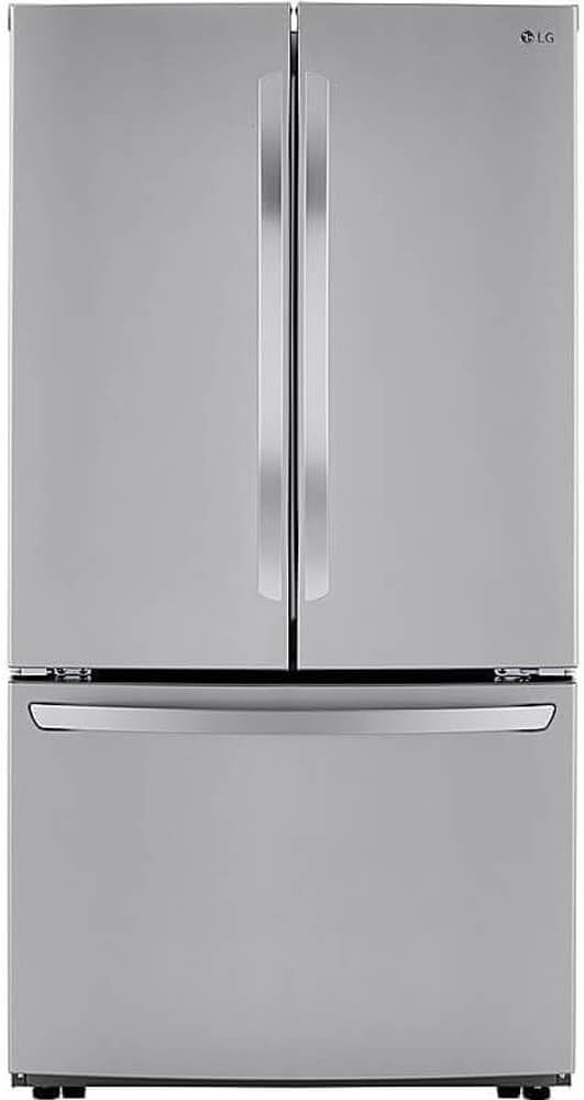 LG 29 cu. ft. 3-Door French Door Refrigerator in Stainless Steel with Door Cooling+ and Internal Ice Dispenser LRFCS29D6S