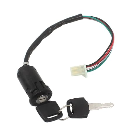 HURI Key Ignition Switch for Eton Viper 70 90 TXL90 ATV Quad 4 Wheelers 70cc 90cc Sierra 90 DXL90 Thunder 90 AXL90 ATV Quad