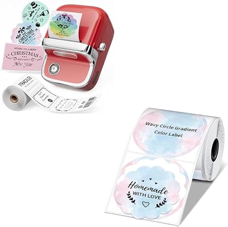 Phomemo M150 Cute Label Maker with 2 Tapes