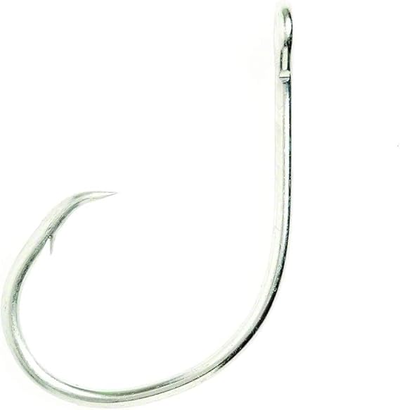 Eagle Claw Lazer Sharp L197 Circle Sea Offset Circle Hook 4/0 in 100 Pack