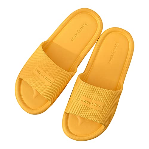 AnFeng Shower Shoes for Women Men Slip on House Shoes Quick Drying Pool Slides Memory Foam Bedroom Slippers