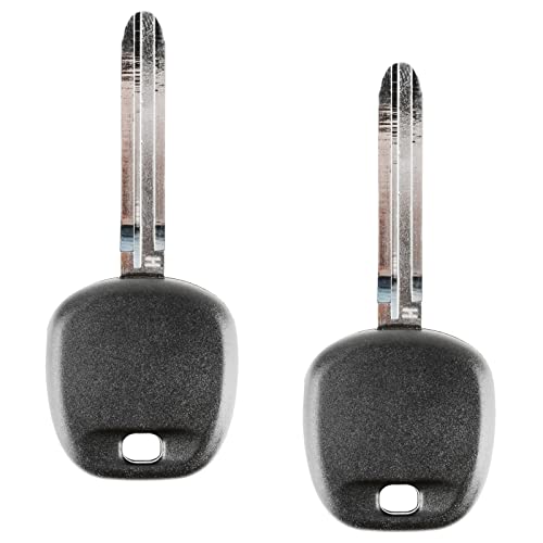 2x Remote Fob Car Transponder Key for Toyota TOY44H-PT, H Chip
