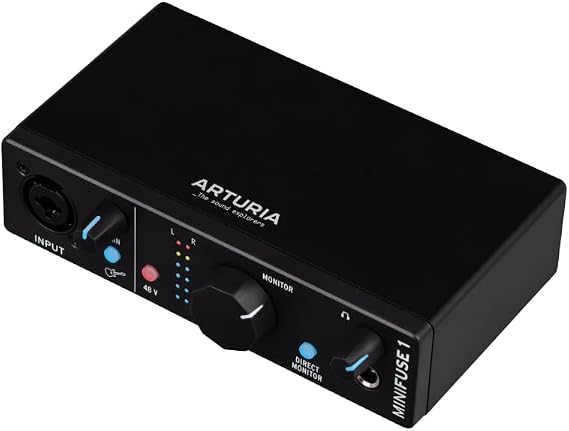 Arturia MiniFuse USB Audio & MIDI Interface, MiniFuse 1