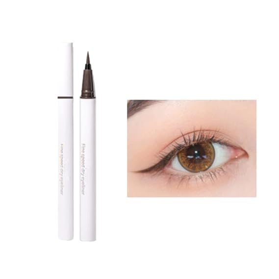 Liquid Eyeliner Durable Long-lasting Colored Eyeliner,Highly Pigmented, No Smudging,Waterproof High-pigmented Colorful Eyeliners for Eye Makeup for Women and Girl (Brown)
