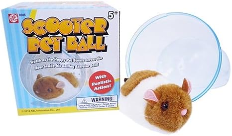 Westminster Happy Hamster - Brown, 4-Inch, Plastic Animal Toy Figure, Modern Style, Ages 3+