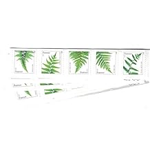 USPS Ferns Stamps - 50 Forever Stamps 5 Strips of 10 Stamps