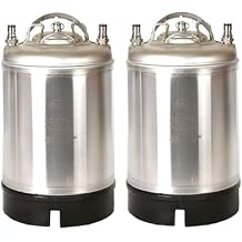 Two Pack of New AEB 2.5 Gallon Ball Lock Kegs with Single Handle
