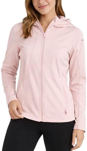 Spyder Womens Softshell Jacket - Wind and Water Resistant Grid Fleece Lined Hooded Womens Jacket For Outdoor Hiking