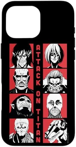 Attack on Titan Season 4 Titan Lineup Case for iPhone 16 Pro Max