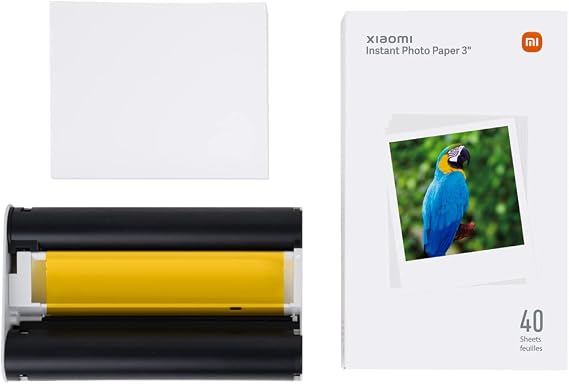 Xiaomi Instant Photo Paper 3inch 40 sheets - for Desktop Photo Printer Xiaomi Instant Photo Printer 1S Set