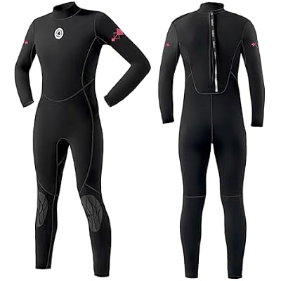 Men Wetsuits 3mm Full Body Neoprene Wetsuit for Men - Cold Water Wetsuit for Surfing, Diving, Snorkeling, Swimming, Kayaking & Water Sports