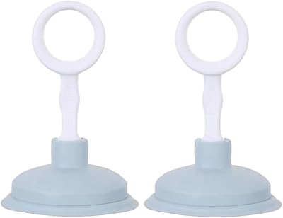 1Pc Blue Sink Plunger,Bathroom Small Drain Plunger Portable Kitchen Sink Drain Suction Cup Liquid Plumber Clog Remover Easy To Unclog,Drain Cleaning Equipment