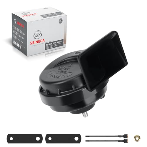 SEINECA Car Single Horn Loud Waterproof 12V High Tone Snail Electric Horn for Motorcycle Pickup RV SUV MPV Van Electric scooter. High Tone