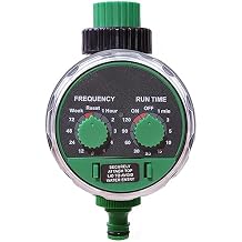 Automatic Sprinkler Timer, Programmable Water Timer for Garden Hose, Waterproof Irrigation Controller Hose Timer, Watering System with Rain Delay Function for Lawn Yard
