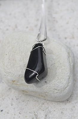 DejaVu Designs Apache Tears Stone Necklace - Made to Order